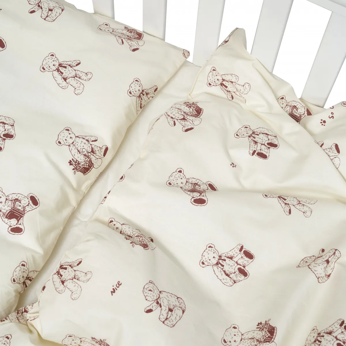 Змінна постіль 3 ел Twins Satin Limited 3026-TSL-02T, Teddy Bears